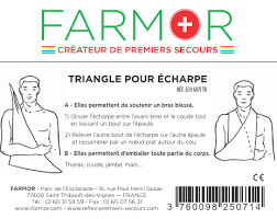 Echarpe triangulaire en non tissé - Farmor