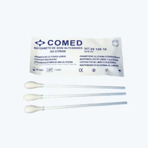 Bâtonnets de soin de bouche - 15 cm - Sachet de 3 - Citron - COMED