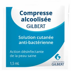 Compresse d'alcool 70° - GILBERT