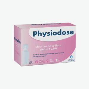 Sérum physiologique 50 ml - Physiodose - Boîte de 32 - GILBERT