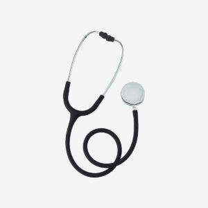 Stéthoscope - Laubry Chrome - Simple Pavillon - Noir - SPENGLER